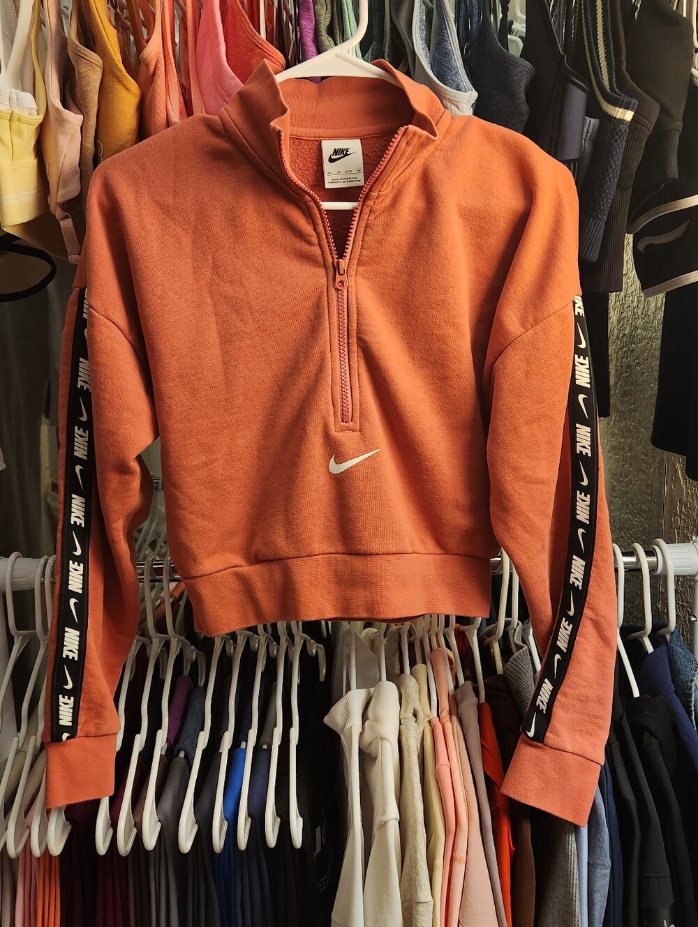 Nike Half Zip Crop Sweatshirt
